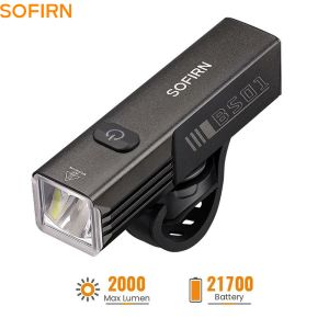 Sofirn BS01 2000LM 5000mAh IP65 Waterproof USB Charging Brightness Adjustment Bicycle Light Flashlight MTB Light