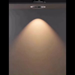 Embedded three-color LED anti-glare downlight suitable for home and business easy to install.