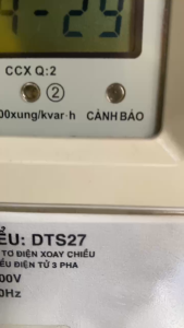 Công tơ Hữu Hồng 3 pha đa chức năng 1 biểu giá DTS27 5(100)A