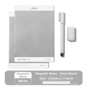 deli | Erasable Writing Drawing Board for Students and Office Use No Ink Writing Resistant to Stains