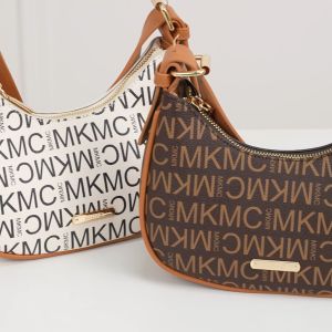 MKMC Tas Selempang Wanita Tas Bahu Wanita Kulit Sintetis Terbaru Shoulder Bag Wanita Import Kekinian Medium Tas Wanita Vintage Motif Resleting COD
