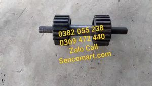 Trục máy ép cám máy S150 làm từ thép nhập khẩu.