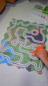 OSSDE Dinosaur Puzzle Track Line Tracing Dino Follow The Lines Sensory Preschool Educational