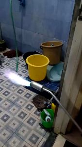 Kompor Bakar Kulit Kambing Sapi Komplit Kompor Tikus Kompor Emposan Bakar Babi Alat Pembakar Mentai Panjang 44cm