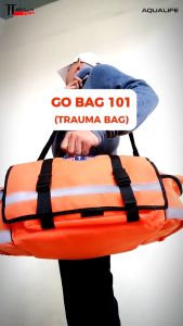 Go Bag 101 Heavy Duty Medical Bag / Sling Bag Rescue or Personalized Kit | Aqualife | 51cm x 32cm x 18cm