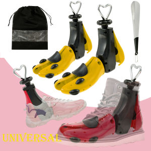 1/2Pcs Universal Shoe Stretcher Adjustable Boot Stretcher PC Sneaker Shoe Widener with Steel Shaft for Men and Women