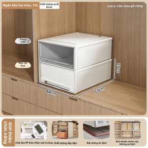 Younal | Hộp Lưu Trữ Đa Lớp Có Thể Gập Drawer-type Dung Lượng Lớn Trong Suốt
