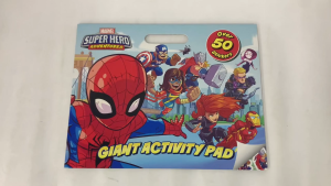 Marvel Superhero Adventures Giant Colouring Activity Pad with 50 Stickers & 48Pages for Children Ages 3-6