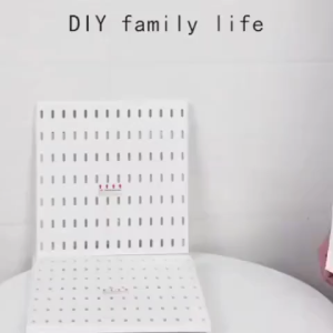 White Wall Organizer Peg Board - Elevate And Declutter Your Gaming And Office Create A Perfectly Structured Space Organize Home Office And Gaming Setup