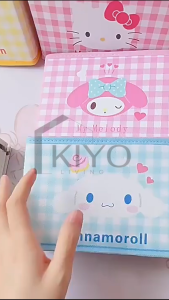 KIYO Storage Box Kotak Organizer Lipat Sanrio Kuromi Melody Cinnamoroll Pompompurin Tempat Penyimpanan Serbaguna