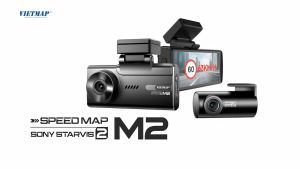Camera Hành Trình VIETMAP SpeedMap M2 Cảnh Báo Giao Thông Bằng Hình Ảnh và Giọng Nói Ghi Hình Trước Sau