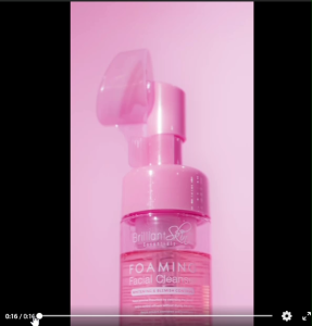Brilliant Skin Essentials Facial Foam wash foaming facial cleanser whitening and anti blemish 100ml