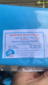 Khăn đắp phẫu thuật vô trùng 80x120 – Vải không dệt mềm mịn tiện lợi an toàn sử dụng