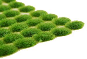 FY Miniature Cluster Static Mini Grass Tufts Artificial Bushy Tuft Lowland for DIY Model Railway Garden Military Scenery