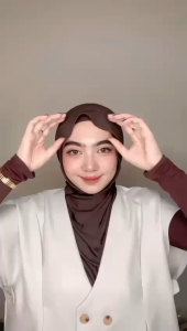 Hijab Instan Meleyot Jisoo Inner Shireen Bergo Inner Huma Jersey Premium