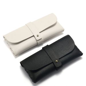 Glasses Case Portable Womens Anti-Pressure Anti-Pressure Retro Myopia Glasses Box Lightweight Trendy Sunglasses Sun Glasses Cosmetics Bag