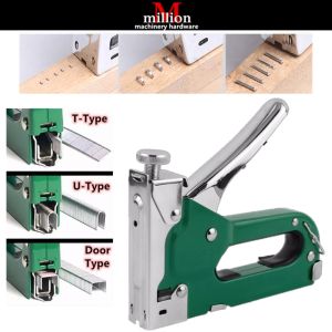 Heavy Duty 3 In 1 Multitool Nail Staple Metal Gun Stapler Stapling Tacker Nail Stapler U-Type T-Type Door-Type