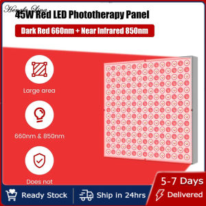 Hengfa Lina Red Light Treatment Panel Body Light Treatment 45w Therapy Light Beauty Light 225 Bead Therapy Light Skin Beauty Care