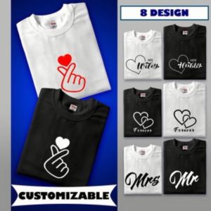 KOREAN HEART FINGER COUPLE KPOP FASHION SALE VALENTINES KDRAMA COUPLE SHIRT FOR MEN AND WOMEN SOLD PER PIECE