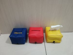 Tempat tisu kecil bahan kulit terbaru