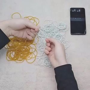 50g Colorful Elastic Rubber Bands Diameter 25/40/50mm School Office Home Industrial Package Rubber Band High Elasticity
