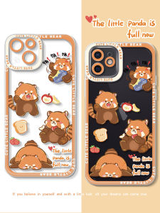 Transparent Cartoon Sichuan Panda Phone Case for iPhone 16 pro Max Apple 17 Series Xiaomi 15 Huawei Mate 70 Small Niche P60 Early Autumn Model