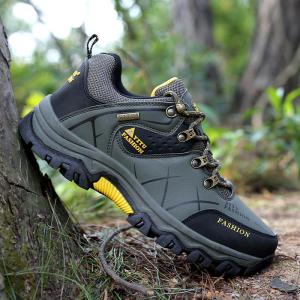 Large Size Mens Sports Shoes Breathable Waterproof Non-Slip for Work And Outdoor Activities Casual Comfortable Rubber Sole