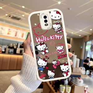 Cartoon Dream Version Silicone Phone Case for OPPO R17 pro R15 R15X HelloKitty Mirror Soft Protective Cover Anti-Fall Female Style
