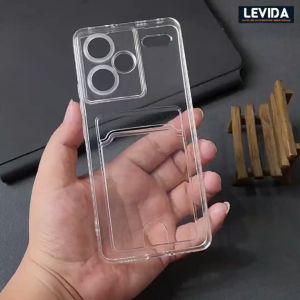 Redmi Note 13 Pro Plus Case Slot Kartu / Card Case Bening