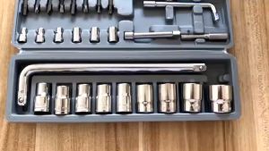 Kunci Sok / Socket Kunci Set Motor (27 Pcs) | Kunci Shock Set 27 in 1 Berkualitas dan Awet