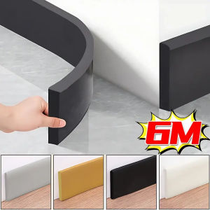 Dizoey 6/2M Waterproof enclosure Self adhesive Skirting Line 3D Wall Sticker Thickened Anti-collision Decoration Kids Corner Line