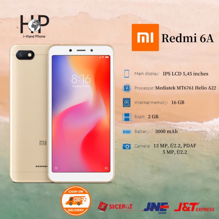 6a Specs Redmi 6a 16gb 16gb Mi Mobile 2gb Ram Xiaomi Redmi 6A