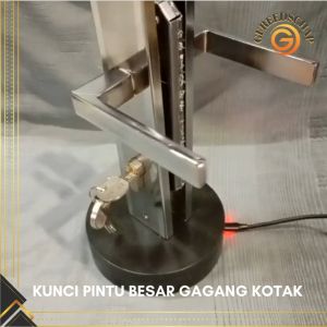 Kunci Pintu Besar Gagang Kotak Silinder Full Set Handle Pintu Murah