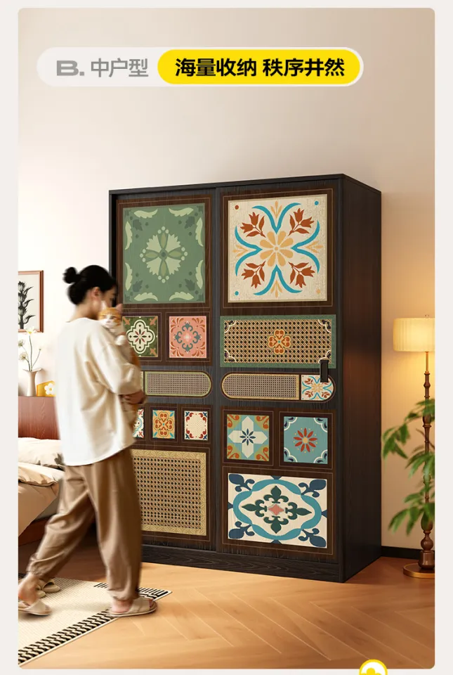【⊿〻rara* closet▱▲】mare Tops MEISD | Sliding Door Wooden Wardrobe Vintage French Retro Style