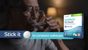 OraCoat® XyliMelts Dry Mouth Stick-On Melts Fast Relief from Dry Mouth Symptoms with Xylitol (40 Count)