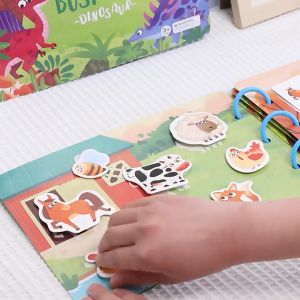 Beringin Toys Mainan Edukasi DIY Busy Book Ring Mainan Edukatif Buku Sticker Anak