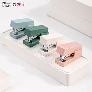 Deli Mini Stapler Bookbinding Machine For Stationery Office Supplies 1Pc NS083 Nusign