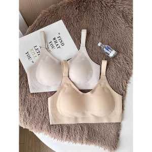 Wireless Sports Bra Women Invisible New Style Thin Foundation Liquid Small Chest Appears Large Anti-Sagging Side Breast Removal