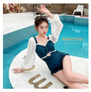 ชุดว่ายน้ำแฟชั่นสำหรับผู้หญิง ชุดว่ายน้ำวันพีซ ชุดว่ายน้ำสไตล์เกาหลีแนวหวานๆสีสวยราคาขายส่งมือหนึ่ง
