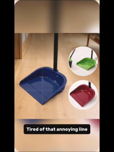 Detachable Handle Plastic Dustpan Lightweight Floor Cleaning Dust Pan for Household Office Use