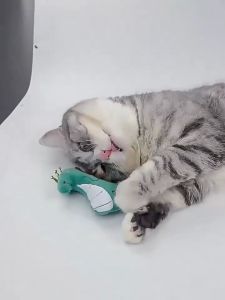 Doge&Orange พร้อมส่ง ตุ๊กตาแคทนิป Catnip ของเล่นแมว มีกรุ๊งกริ๊ง ของเล่นยัดไส้ กัญชาแมว ตุ๊กตากัญชาแมว หญ้าแมว ลายสัตว์ MIP86