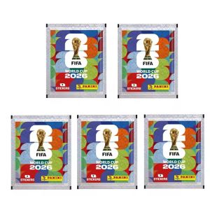 Panini | Trading Sticker Fan Souvenir Collection Panini 2026 International Football Event Collectible Stickers Full Box 50 Packs Soccer