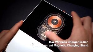 MCDODO Prism CH 2340 15W PD Fast Charging Magnetic Wireless Charger Car Mount