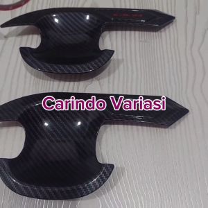 Outer Cover Pintu Mobil Toyota Calya 2016 - 2024 Carbon Glossy
