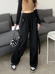 cargo wanita fashion korea celana panjang ootd korea