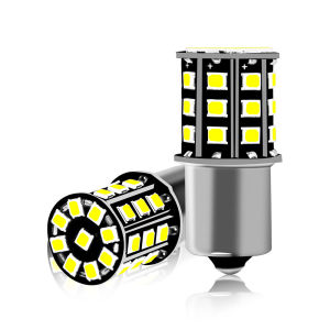 2 Pcs 2835 ชิป LED 1156 S25 G18 1157 BAY15d P21/5W 12 V/24 V 6000K สําหรับมอเตอร์บ้านรถบรรทุกรถพ่วง Van รถรถจักรยานยนต์ยาวชีวิต