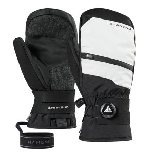 NANEND | Cordura Durable Kevlar Ski Gloves with Built-in Wrist Guard and Rotating Button