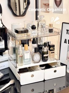 Cosmetic Storage Box Desk Organizer