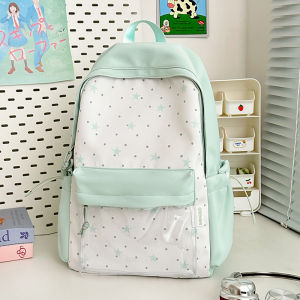 LUSUO | High Aesthetics Trendy Purple Student Backpack Large Capacity