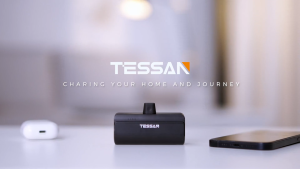 TESSAN Portable Power Bank 5000mAh Mini Charging Station Charger Type-C Fast Charging Power bank